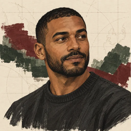 Illustrated editorial persona: Samir Bennett